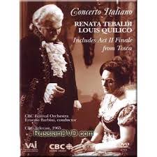 Louis and Renata Tebaldi in a CBC movie
